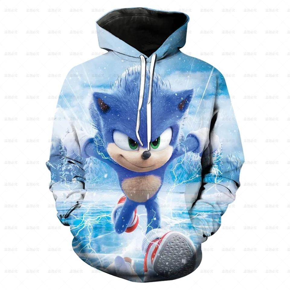 Sonic Sky Blue Hoodie Zipper