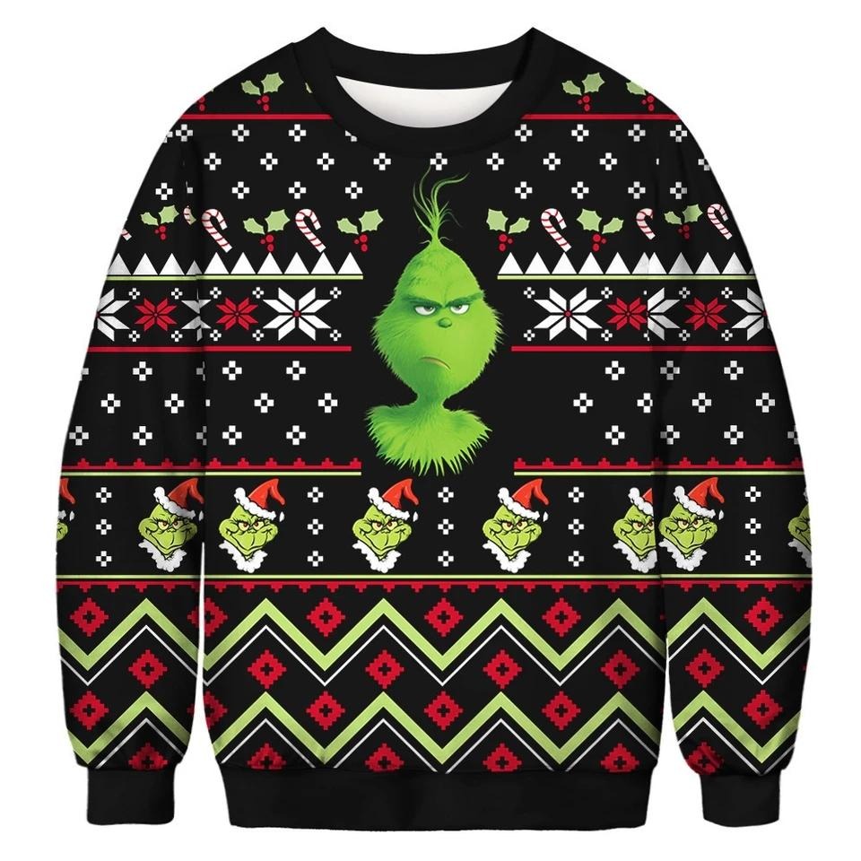 Grinch Ugly Christmas Sweater 