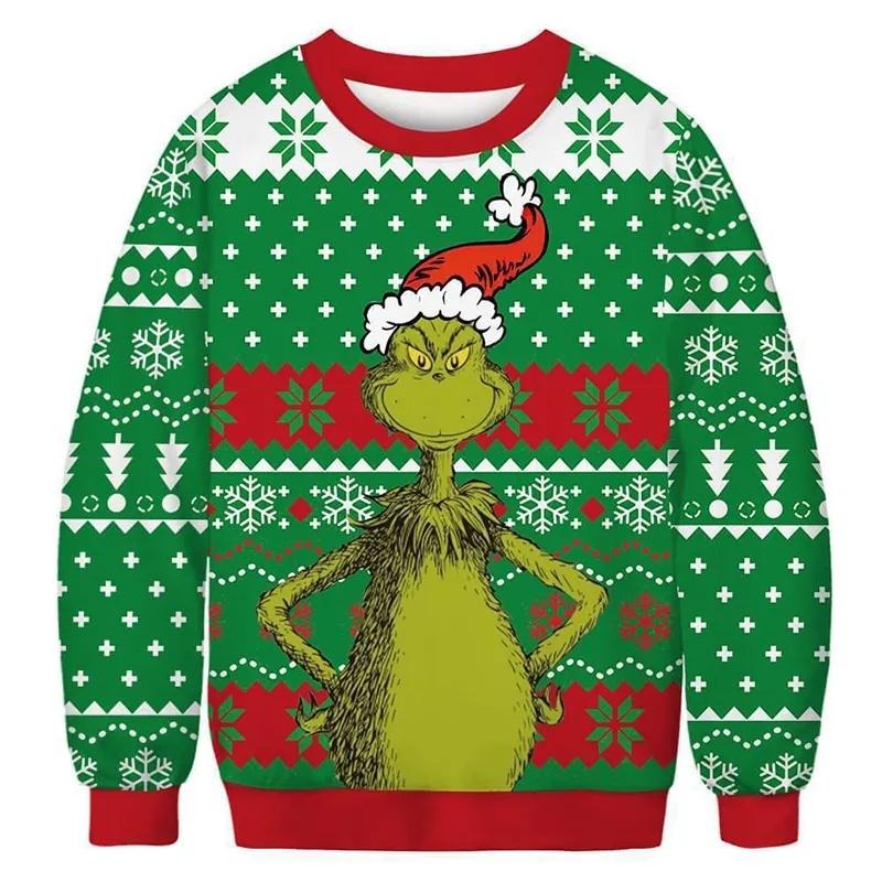 Grinch Ugly Christmas Sweater - Preppy Kids (Grand Bazaar)