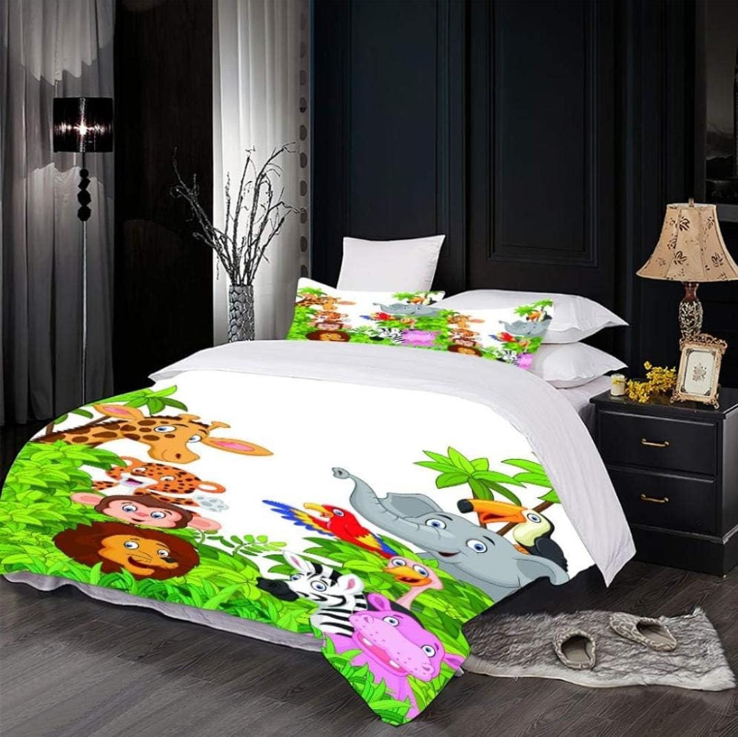 Animal Jungle Kingdom Bed City 3PC Comforter set (NO. 30)