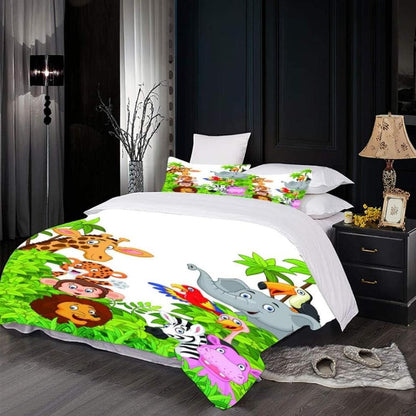 No. 30 Animal Jungle Kingdom Bed City 3PC Comforter set