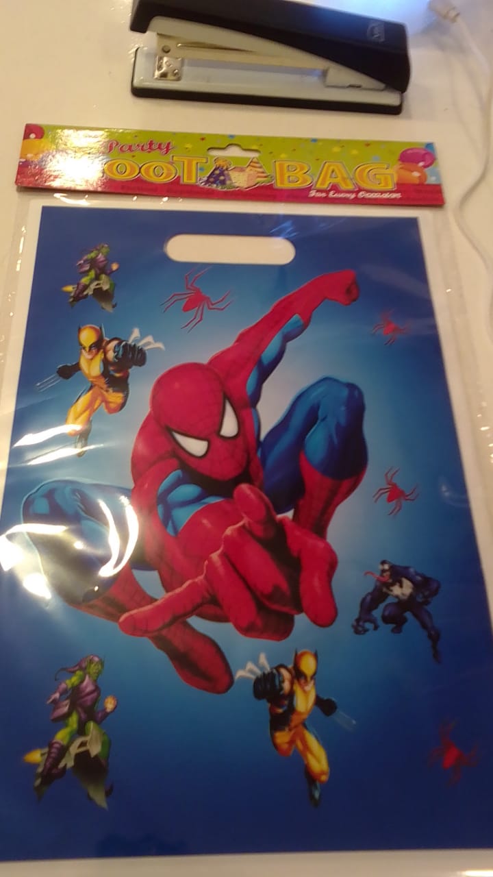 Spiderman party loot bags (10 pcs)