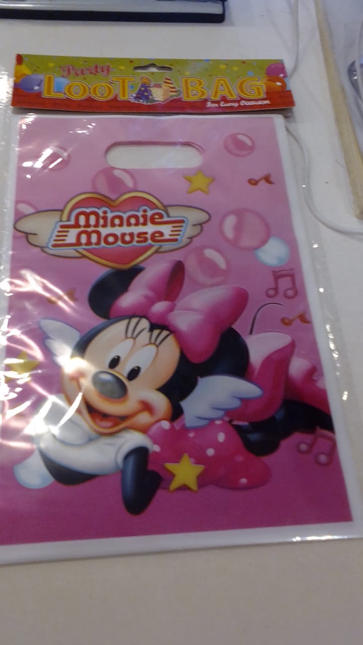 Minnie mouse party loot bags (10 pcs)