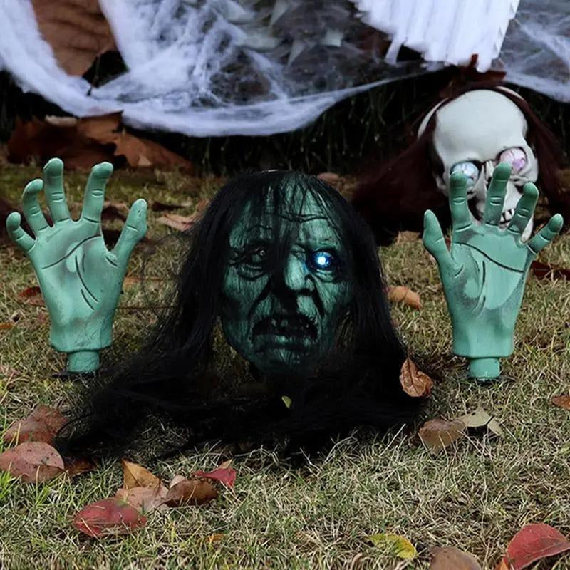 Glowing Halloween Zombie Arising from Grave - Preppy Kids (Grand Bazaar)