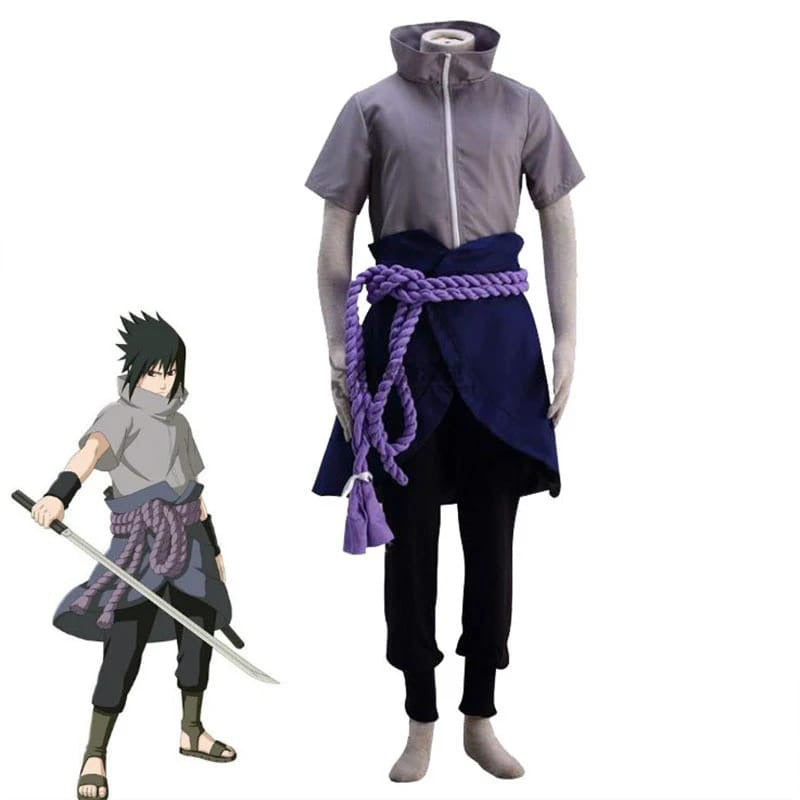 Anime Sasuke Cosplay costume teen adult Naruto