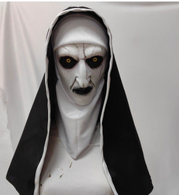 Halloween Scary Nun Cosplay Mask