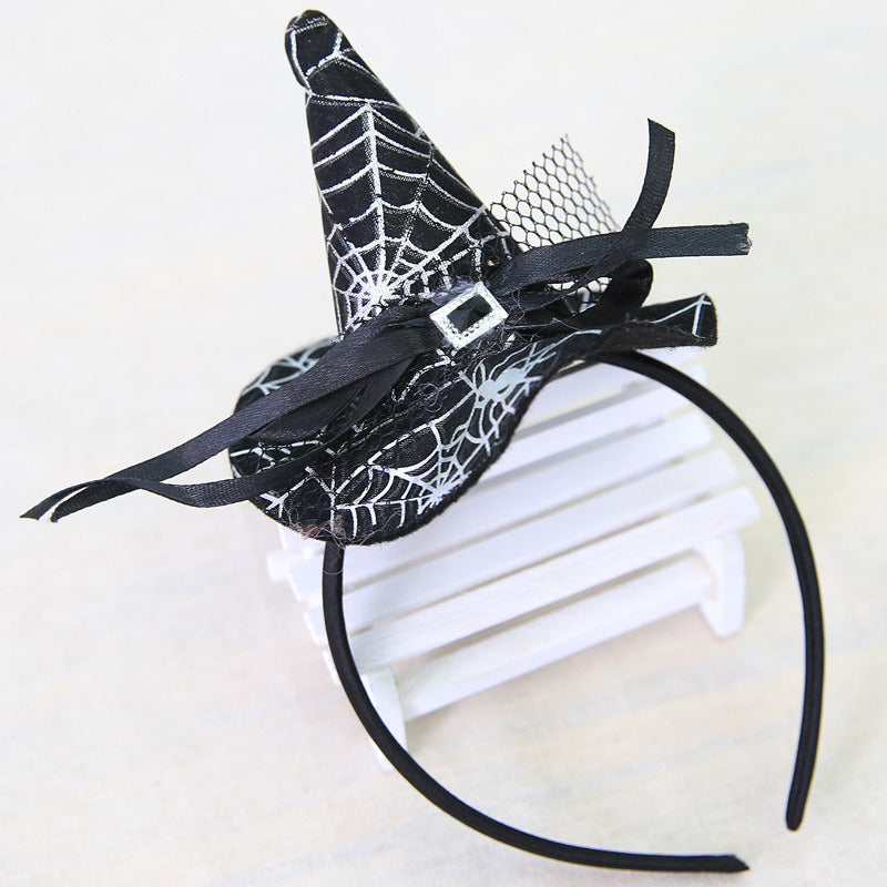 Halloween Witch Hair Band Silver