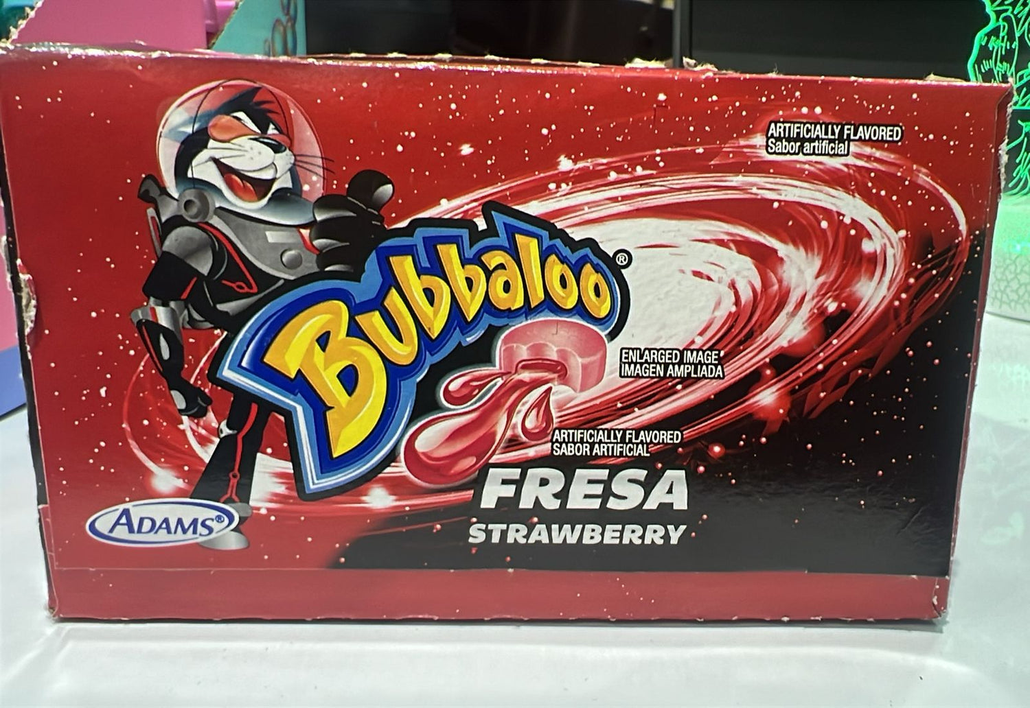 Bubbaloo Fresa Strawberry Chewing gum 1pc