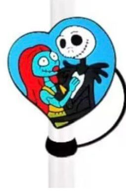 The Nightmare Before Christmas Straw Cover Caps Toppers for Tumbler