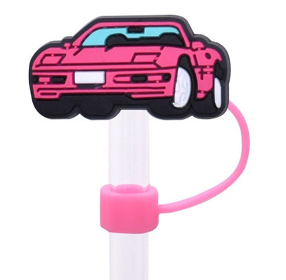 Barbie Straw Cover Caps Toppers for Tumbler