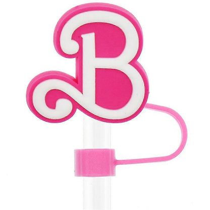 Barbie Straw Cover Caps Toppers for Tumbler
