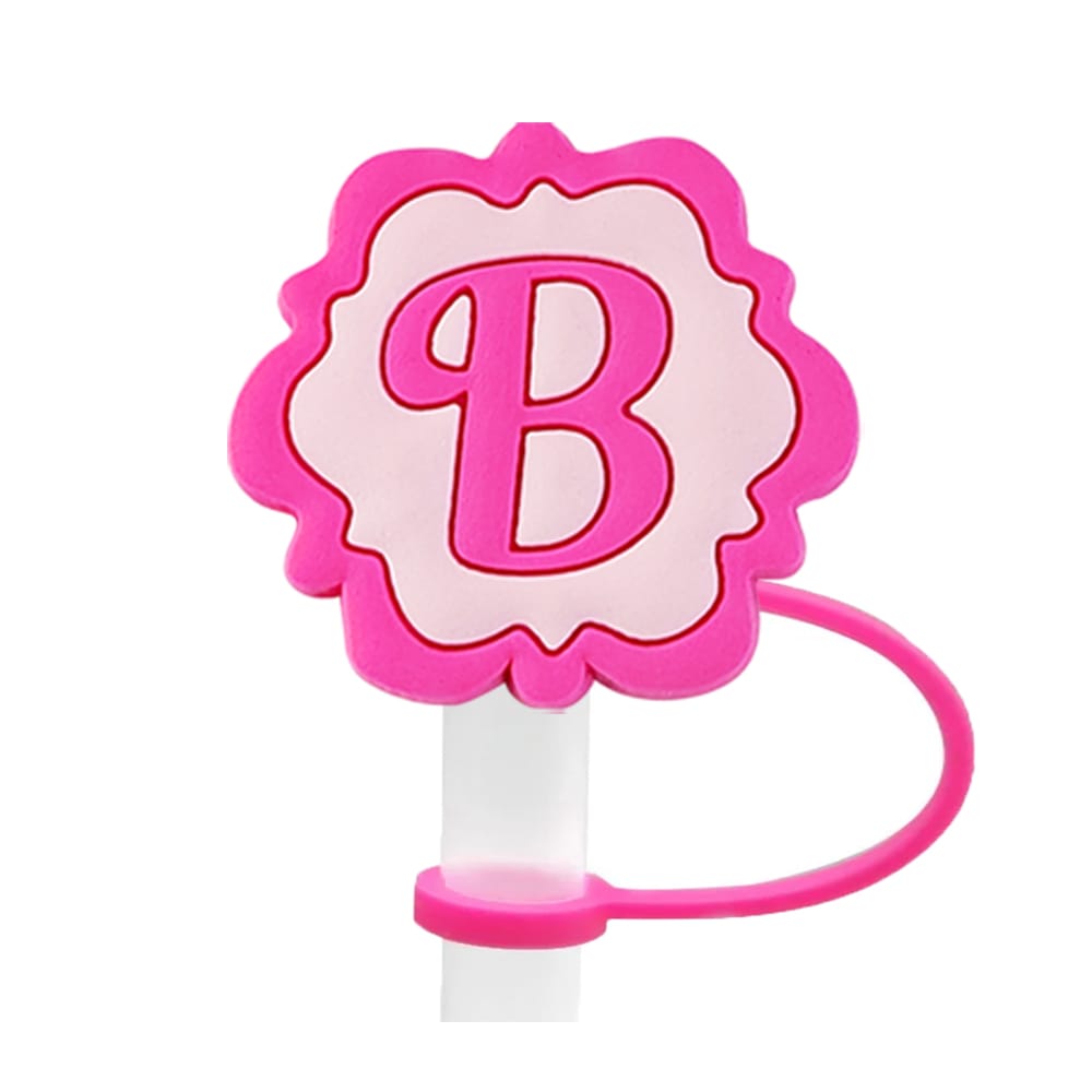 Barbie Straw Cover Caps Toppers for Tumbler