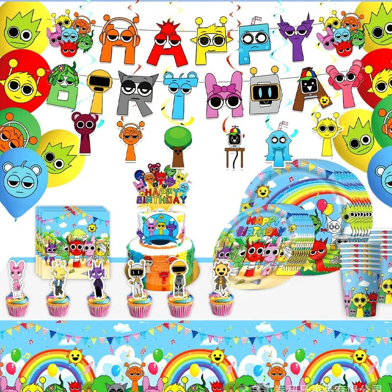 Sprunki Ultimate Party Decorations Package