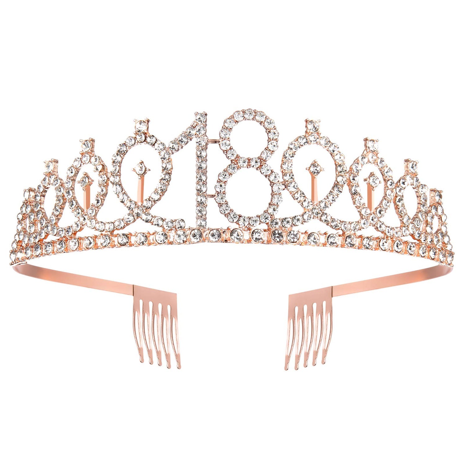 18th rose gold tiara