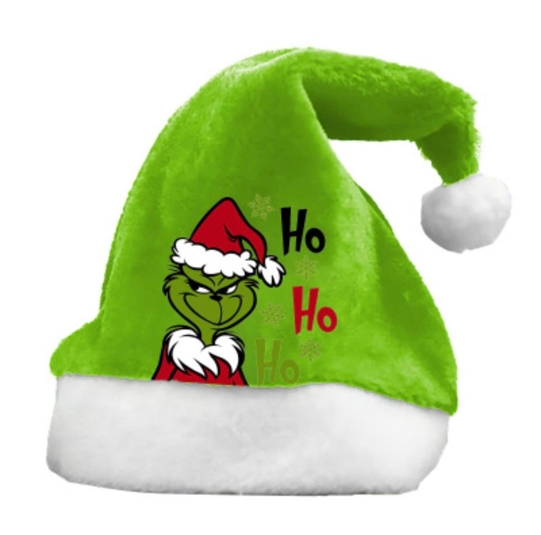 Green Grinch Christmas Hats