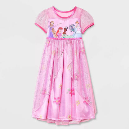 Disney Princess pink nightgown with flowers