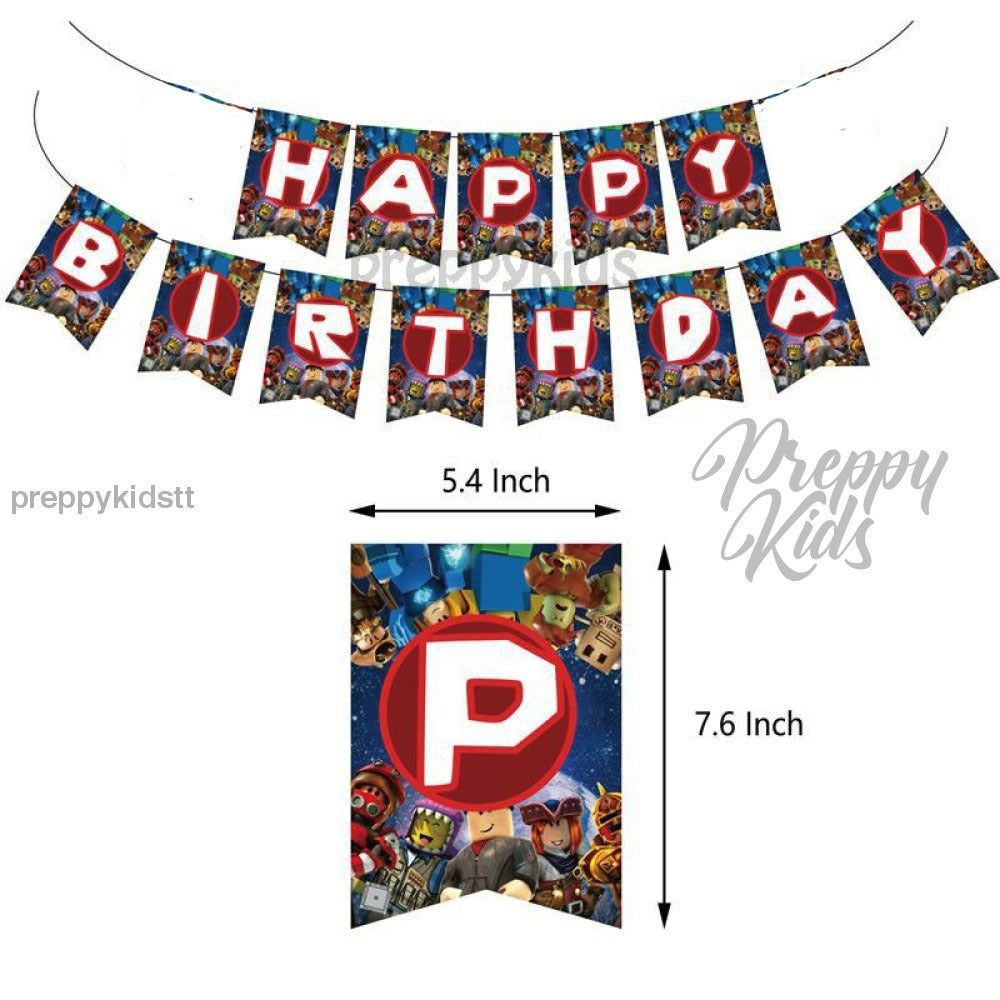 Roblox happy birthday banner