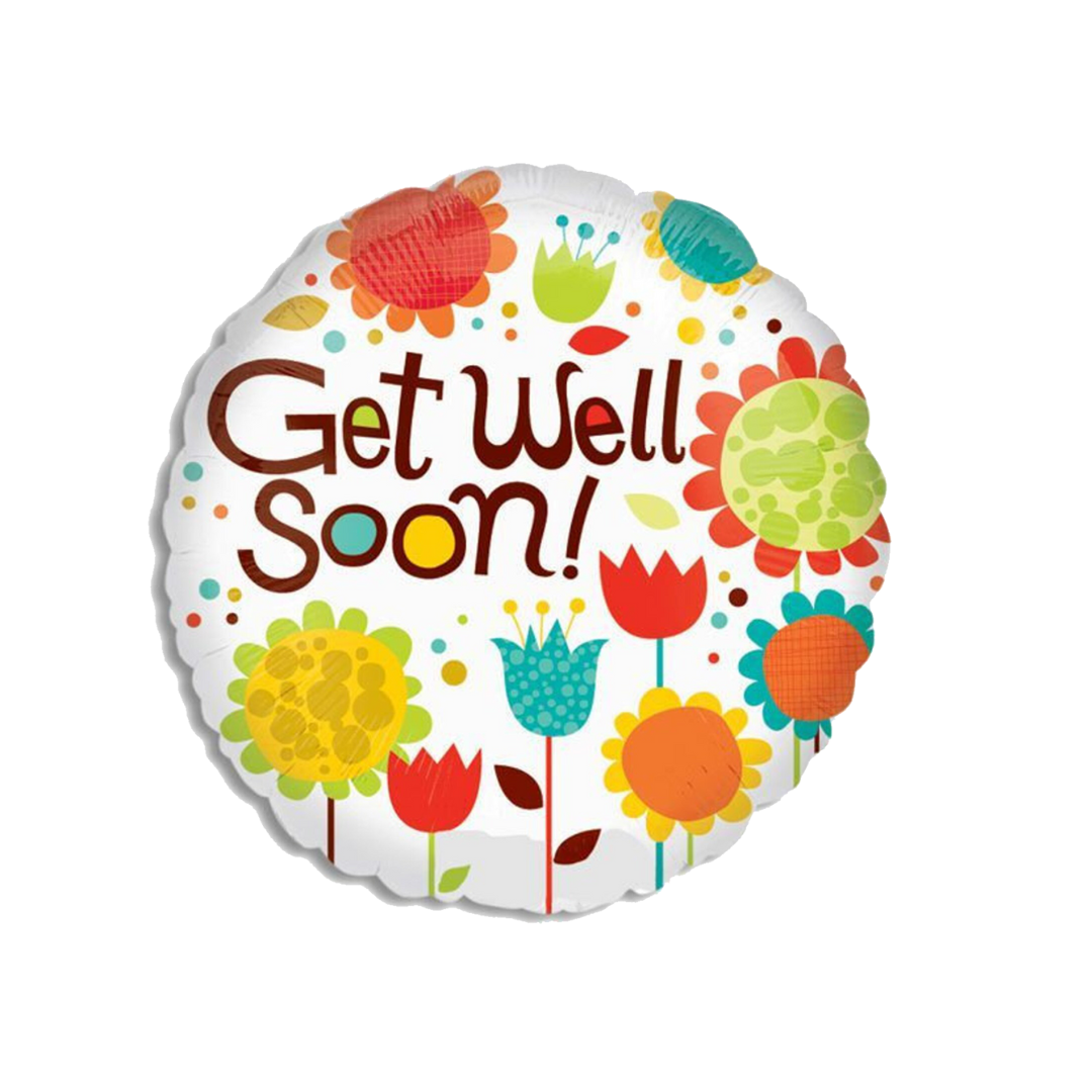 Get Well Soon Cheery  Foil Balloon