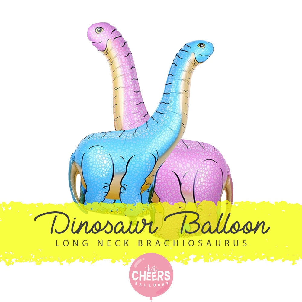 Brachiosaurus Dinosaur foil balloon