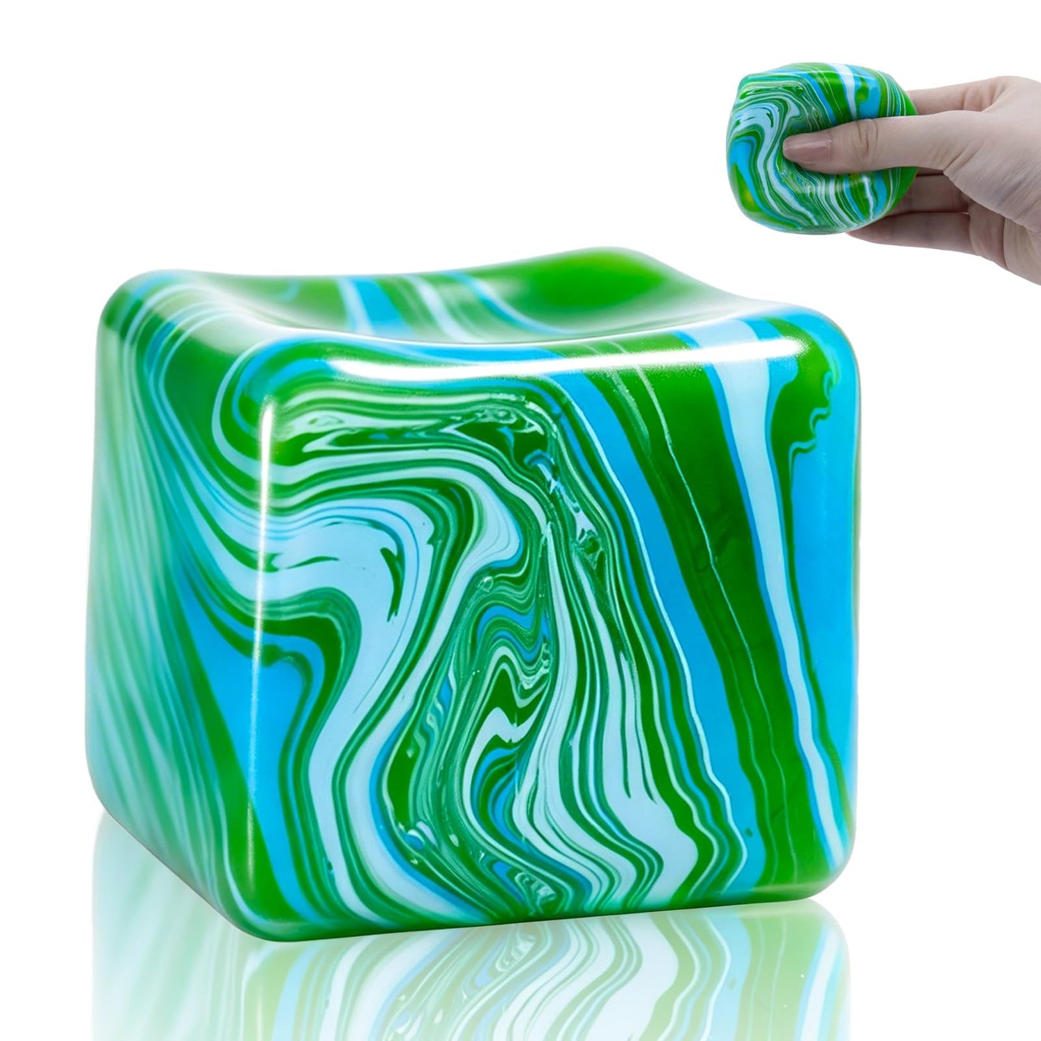 Nice Cube Swirl Squeeze Ball