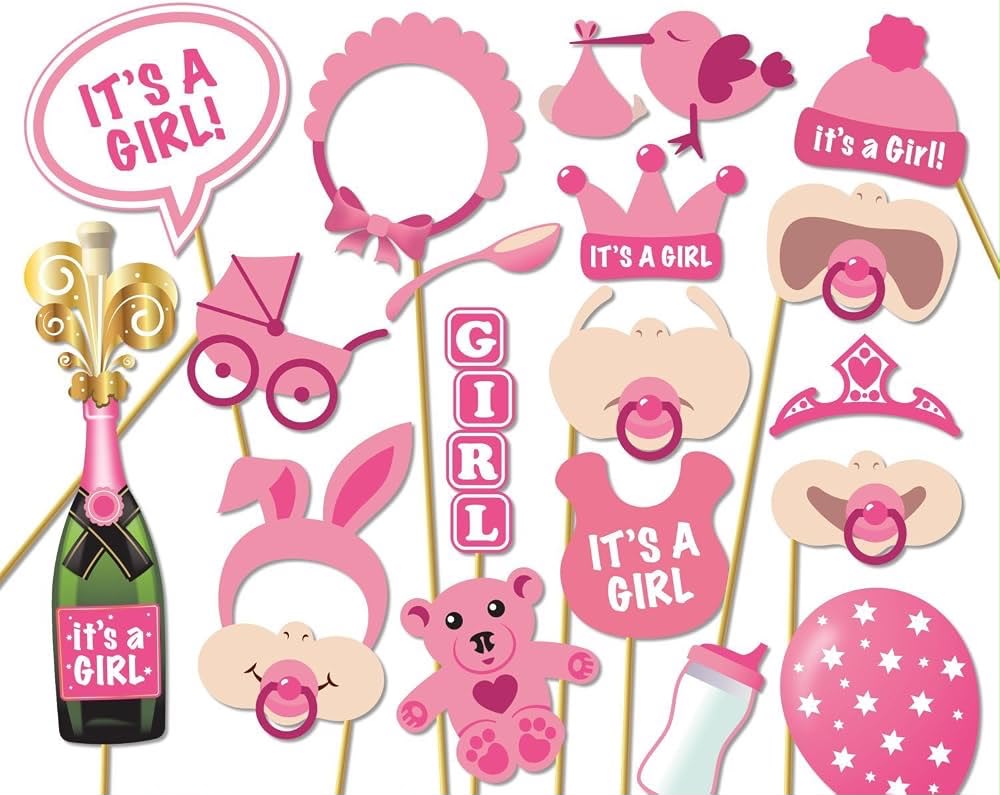 It’s a Girl Gender reveal photo props