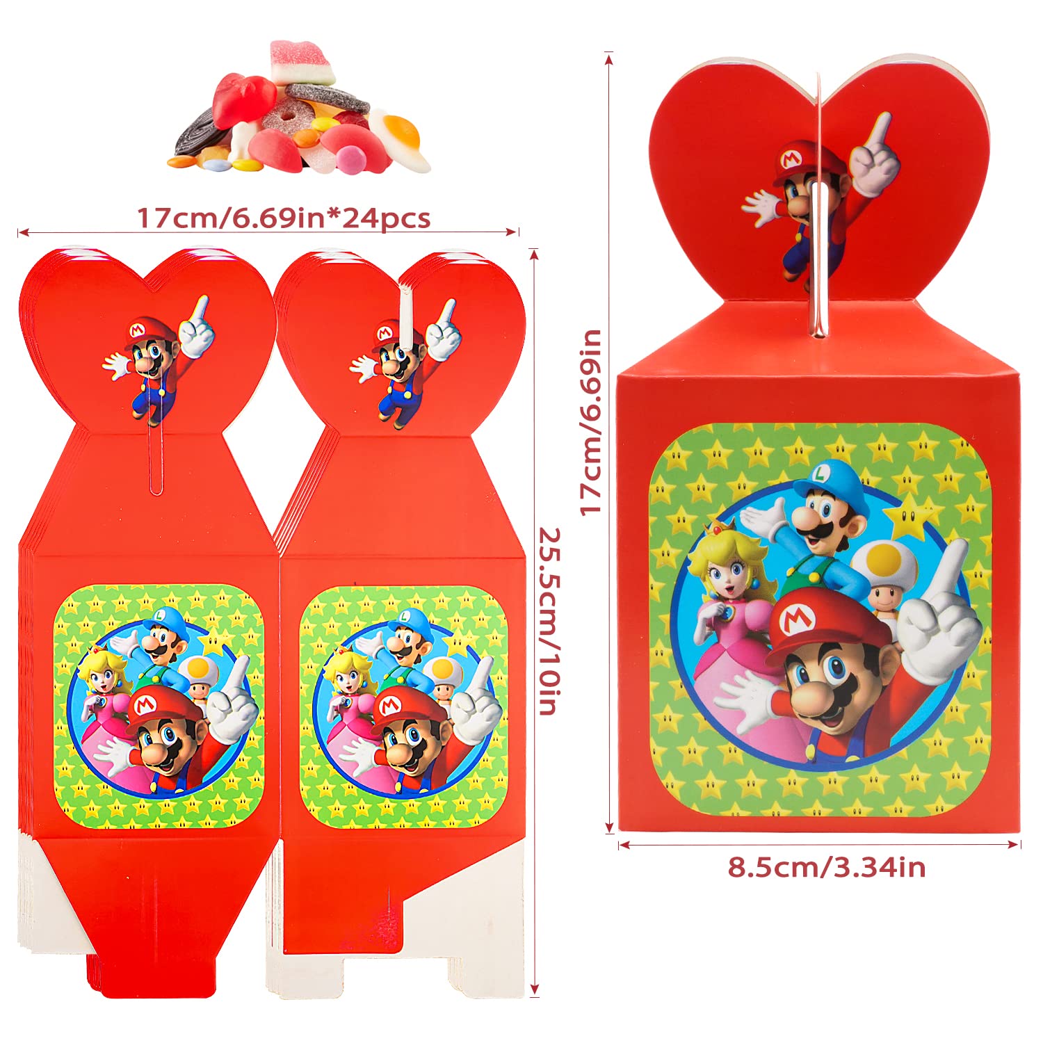 Super Mario candy box 6pcs