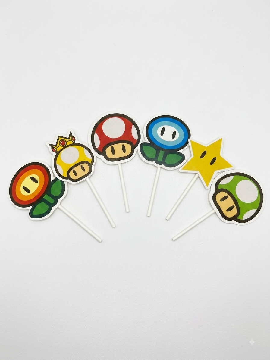 Super Mario toppers 18pcs