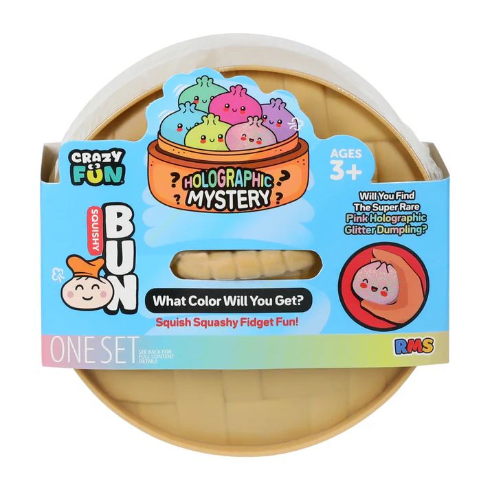 Crazy Fun Holographic Mystery Squishy Bun