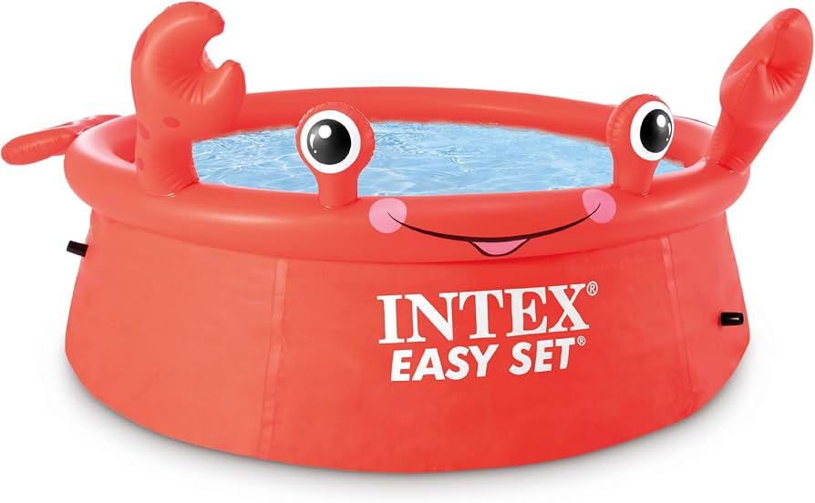 Intex happy crab Easy Set Inflatable Swimming Pool