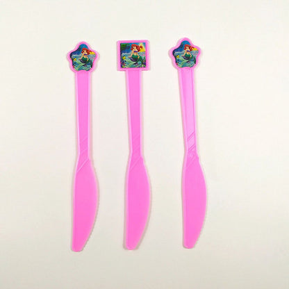 Little mermaid knives 10pcs