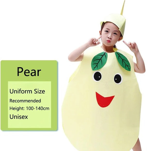 Pear fruit kids costume (3-8yrs)