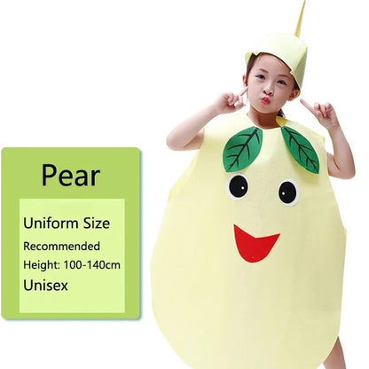 Pear fruit kids costume (3-8yrs)