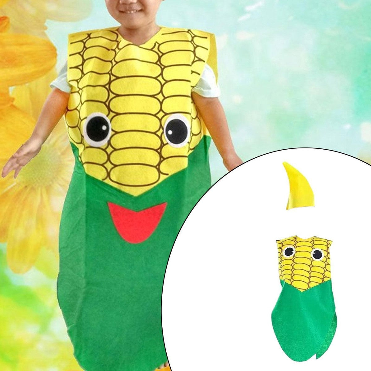 Corn kids costume (3-8yrs)