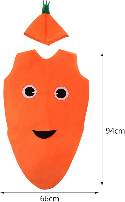 Carrot kids costume (3-8yrs)