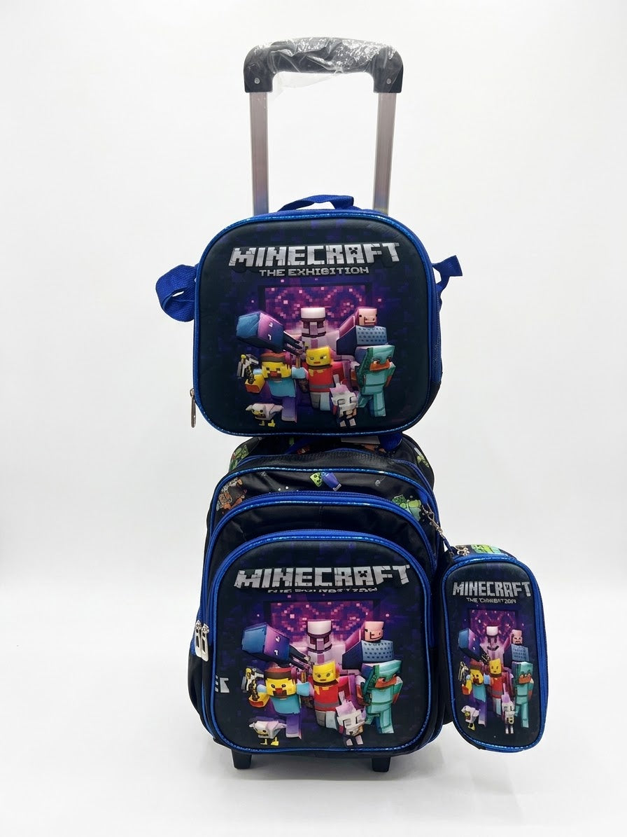 Minecraft 3pc trolley