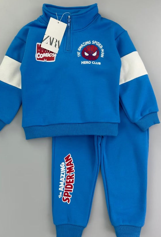 Zara The amazing Spider-Man Blue 2pc set