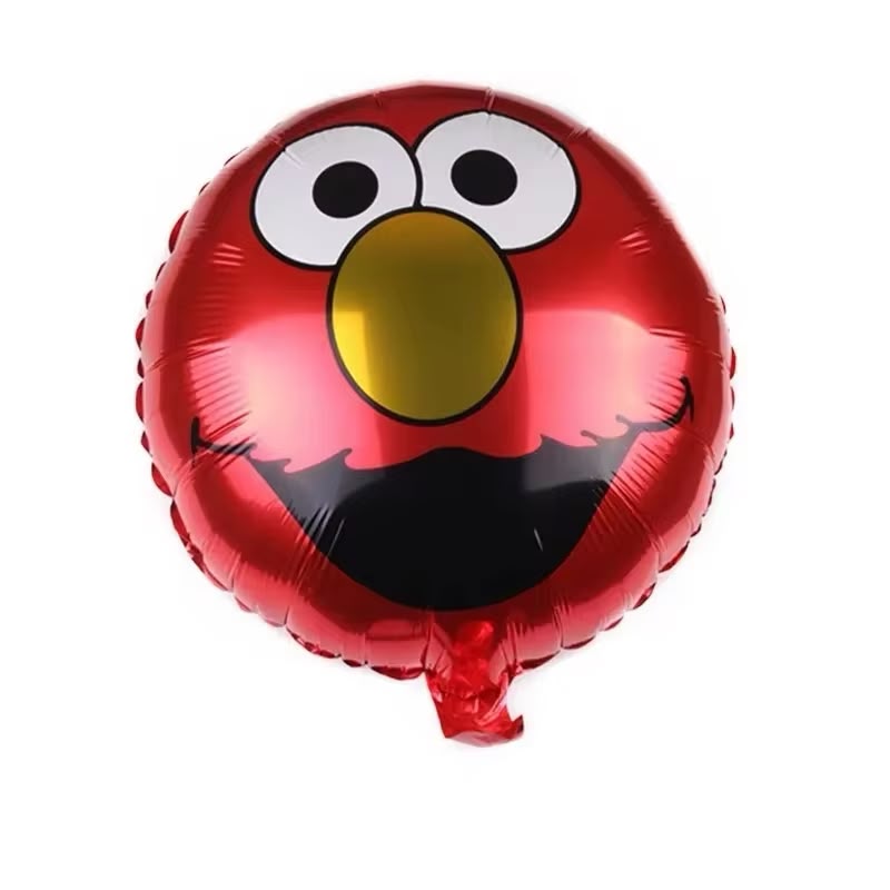 Elmo’s face 18” foil balloon