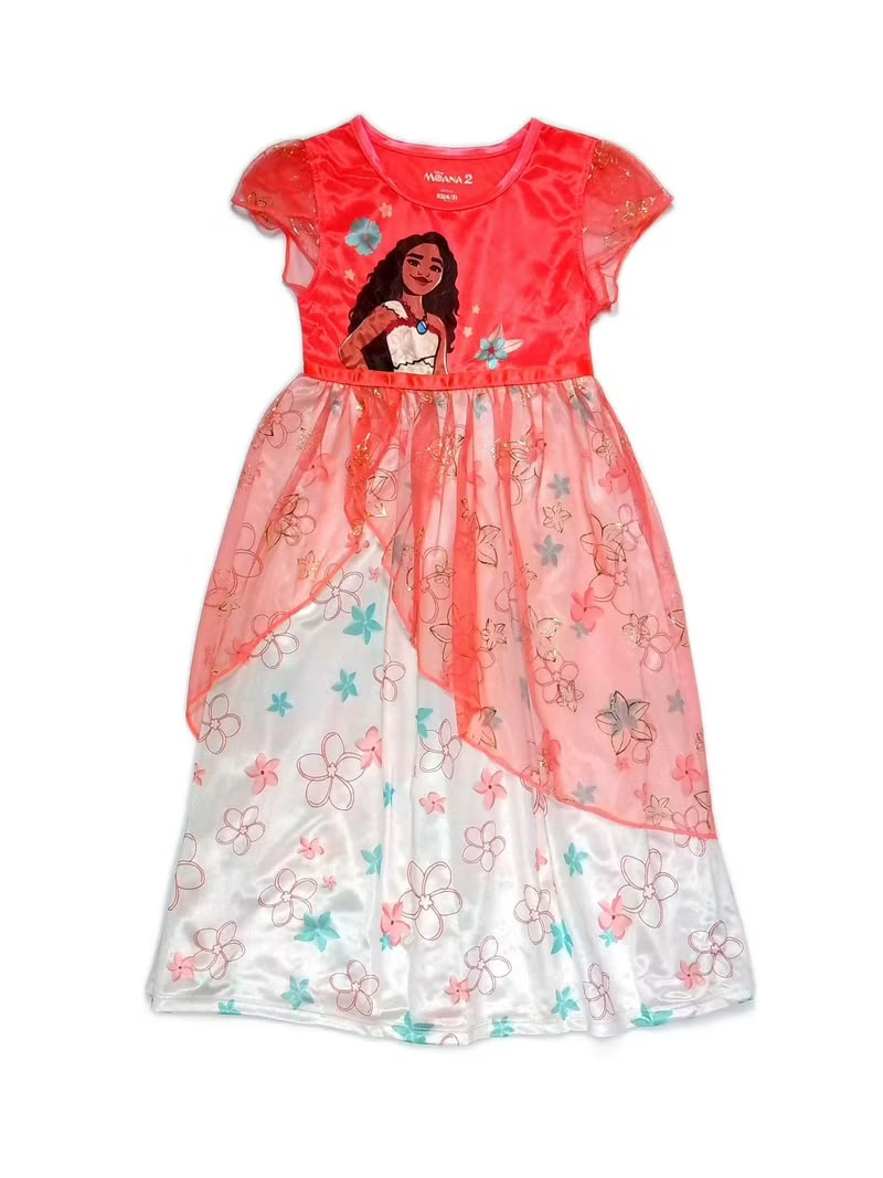 Disney Princess Moana 2 coral and ivory nightgown