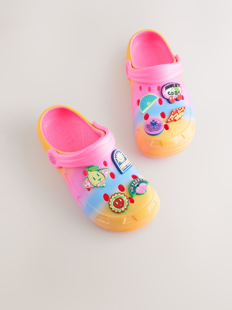 NEXT fruit badge clogs