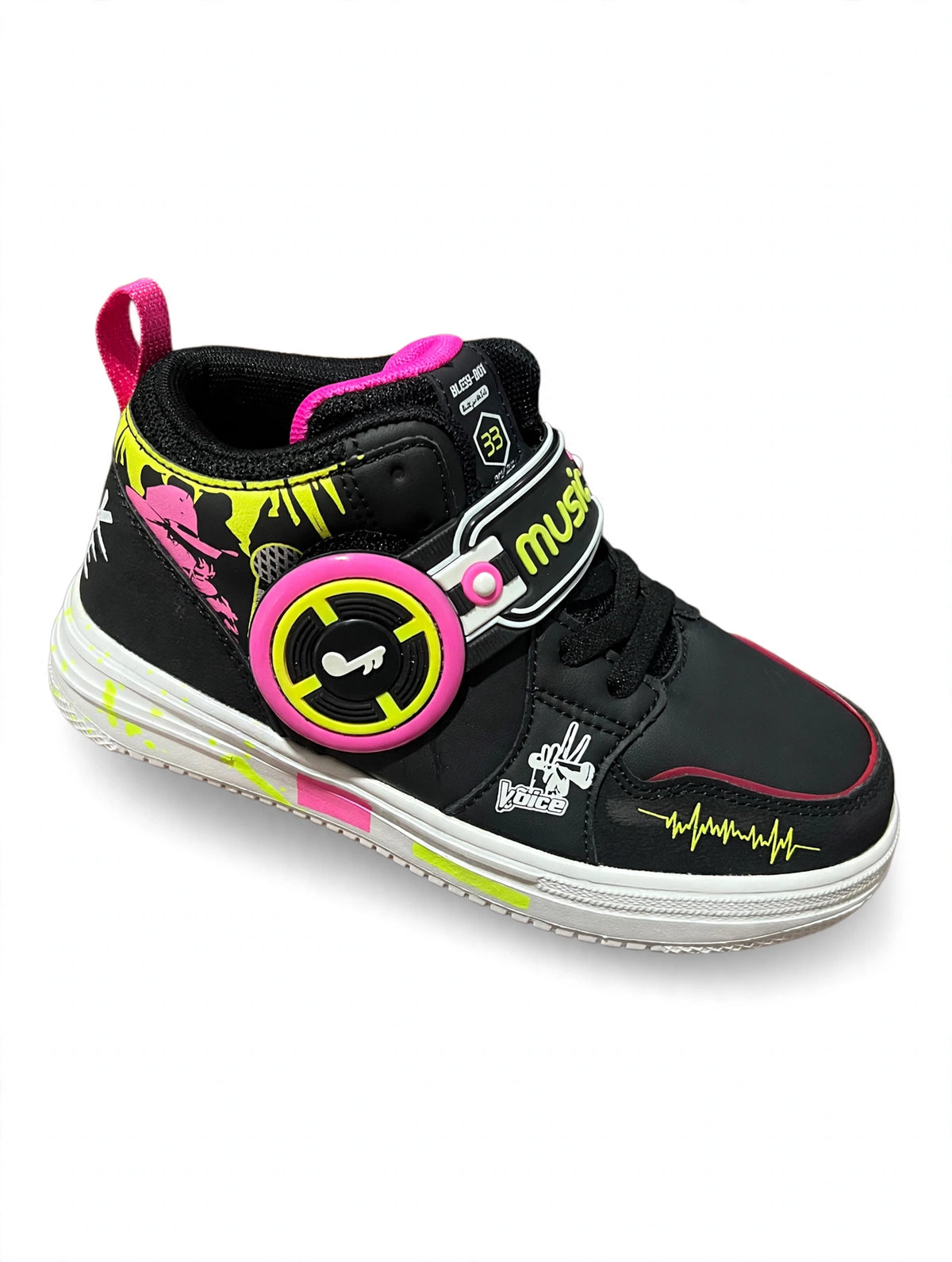Bless box black music shock wave shoes
