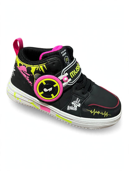Bless box black music shock wave shoes