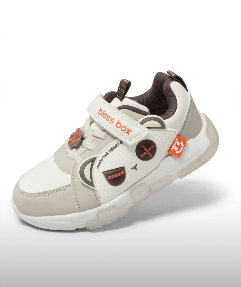 Bless box beige ‘the heart’ bear light up sneakers