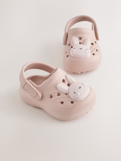 NEXT Neutral Bunny Character Baby Clogs