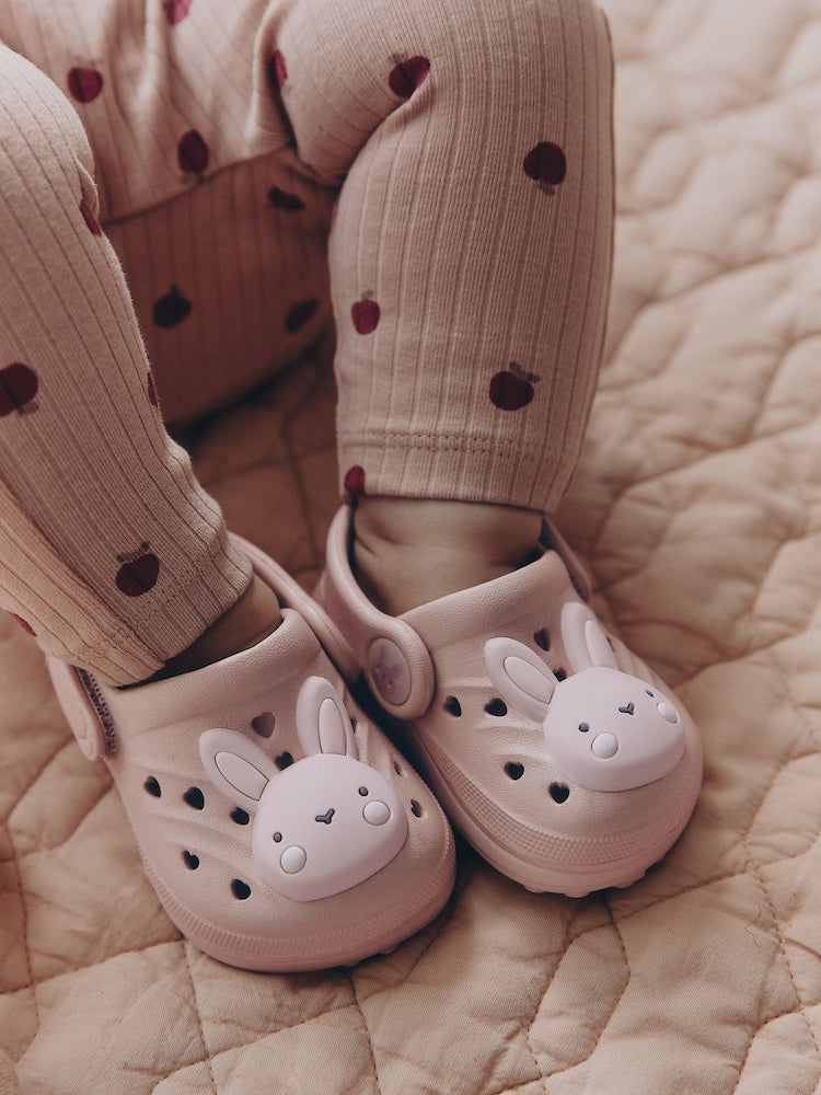 NEXT Neutral Bunny Character Baby Clogs
