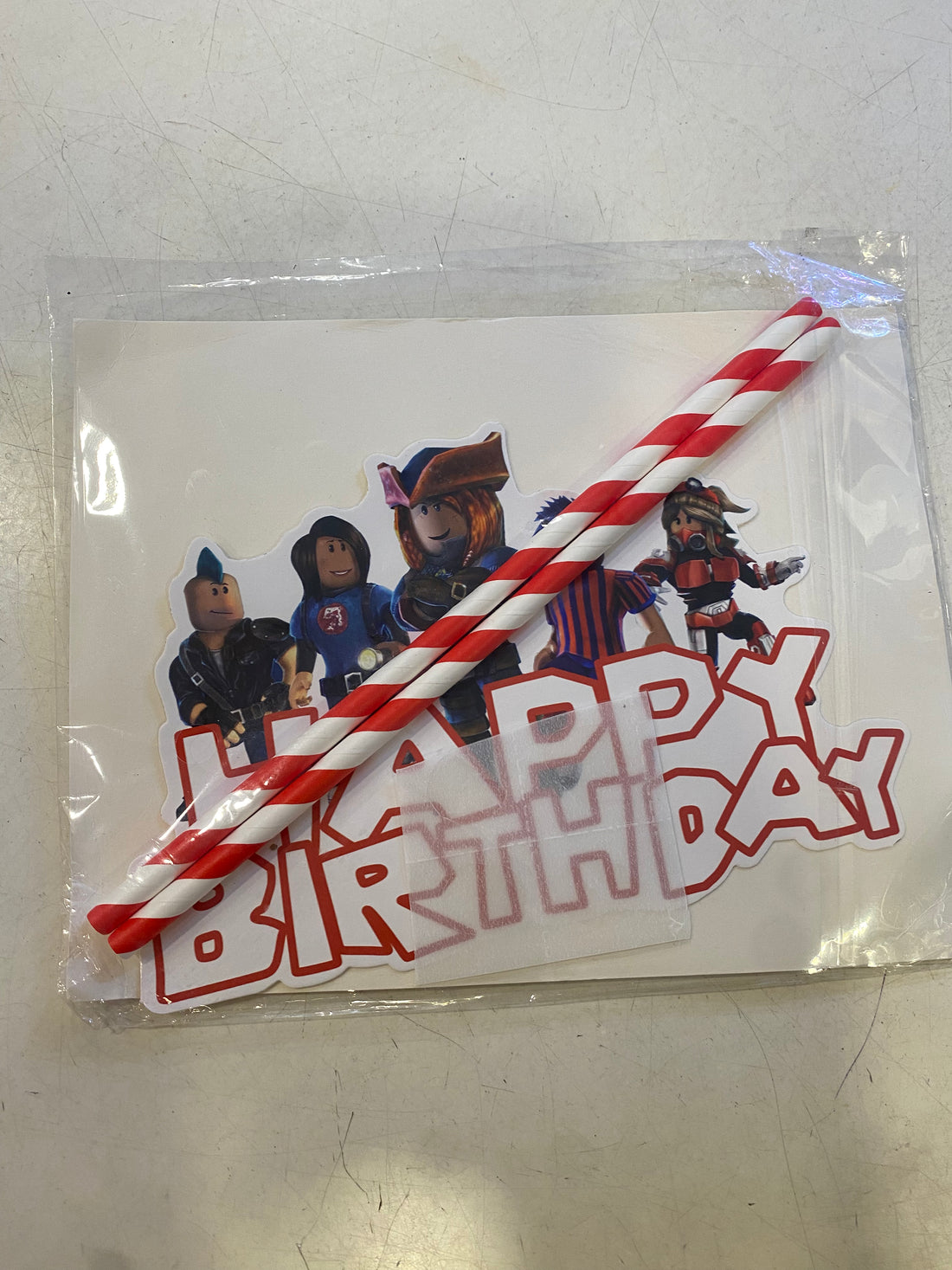 Boys Roblox Cake Topper