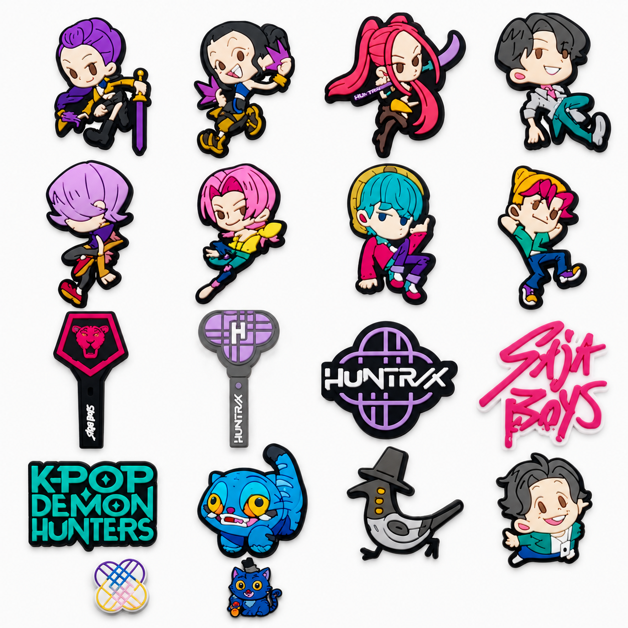 KPOP DEMON HUNTERS CROC CHARMS 