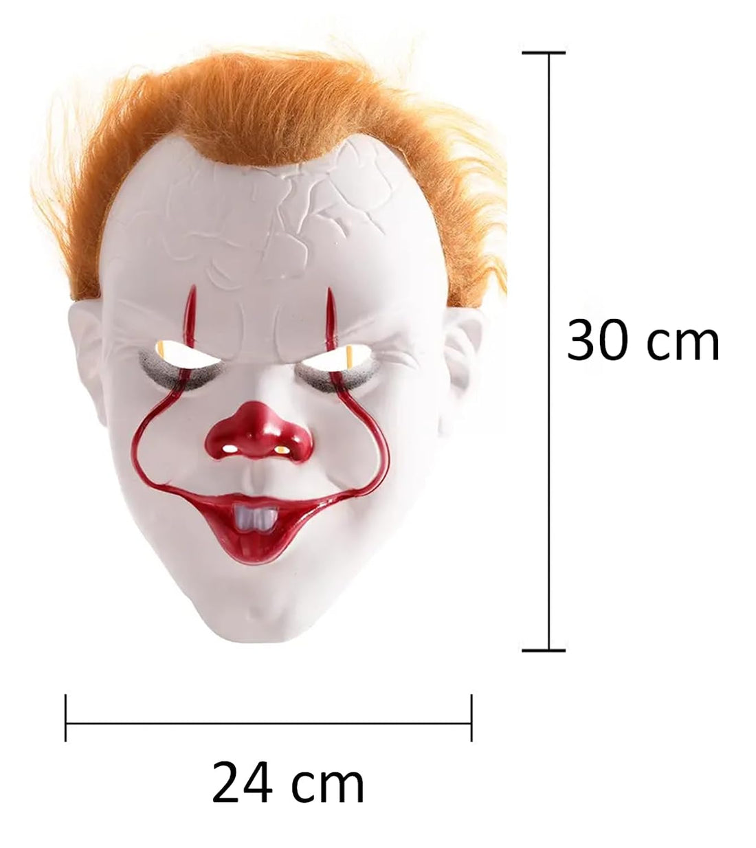 IT Pennywise the Clown Halloween Hard Face Mask