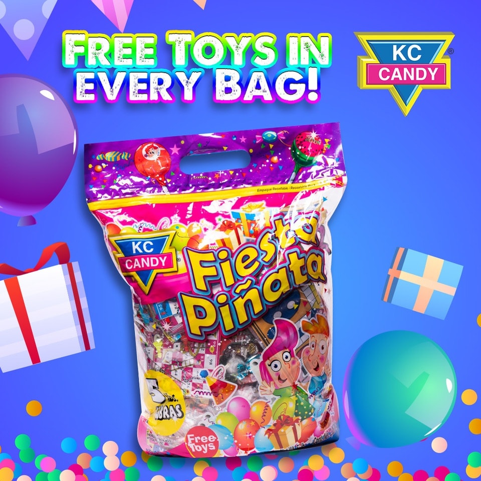 Pinata Candy Filler Sweers (5LB) with Free Toys