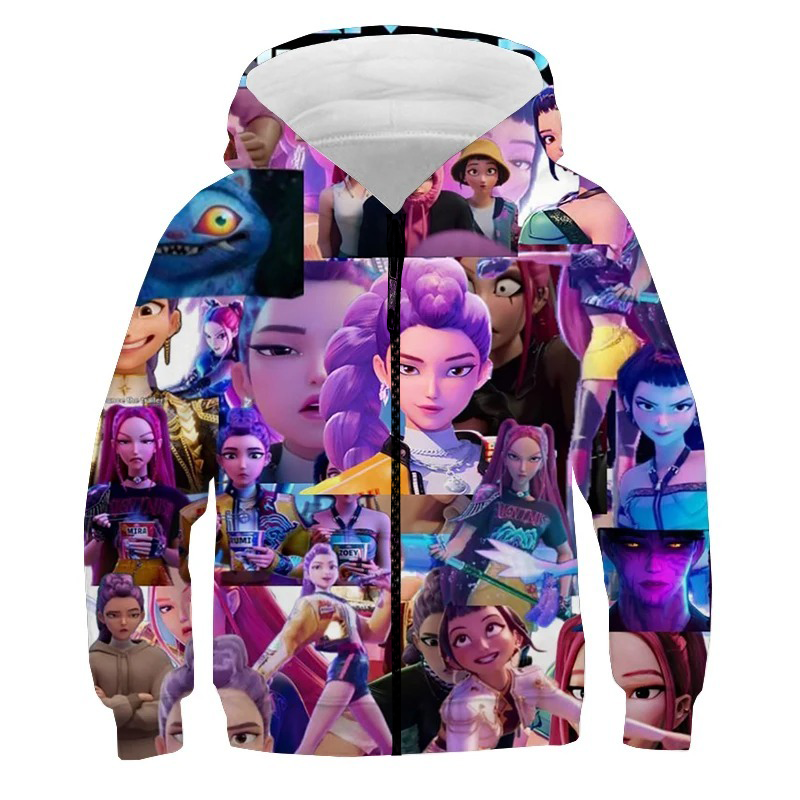 Kpop demon hunters Hoodie (Zipper)