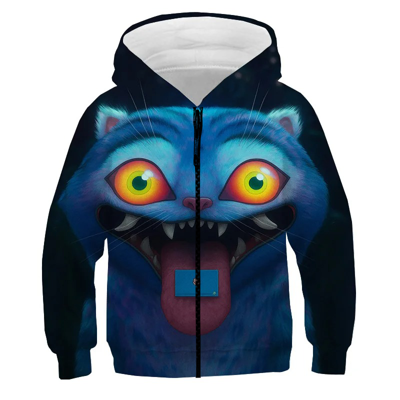 Kpop demon hunters Derpy the Tiger Hoodie (Zipper)